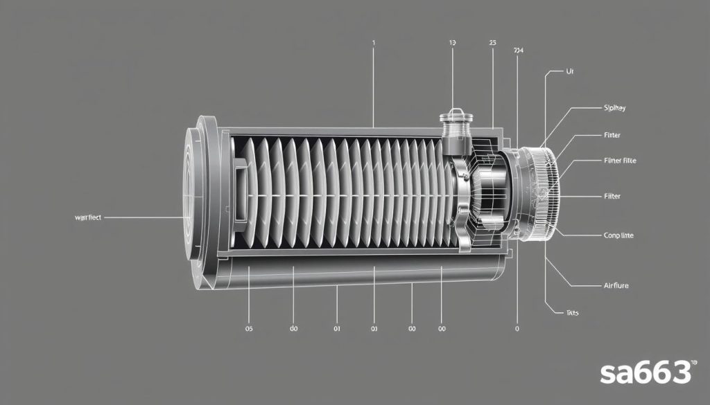 ข้อมูลทางเทคนิค air filter sa6663